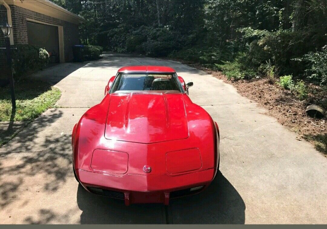 1976 Red Chevrolet Corvette C3 Convertible