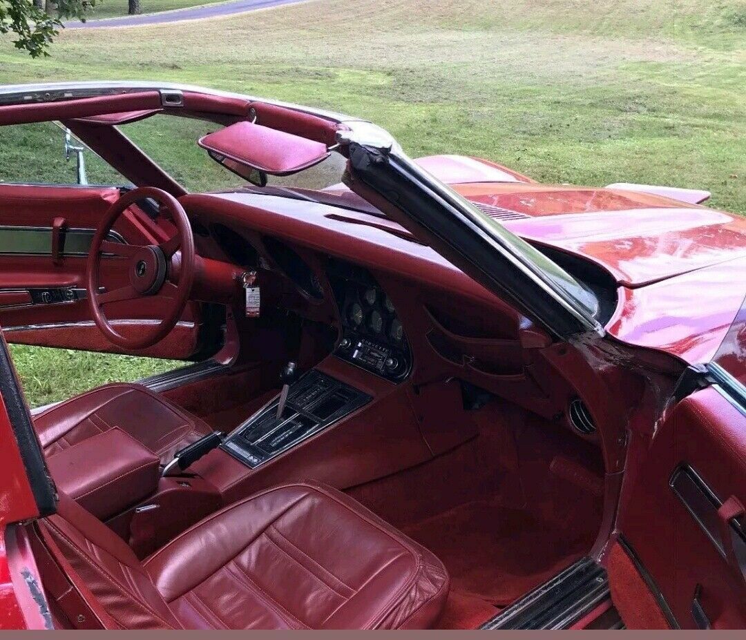1976 Red Chevrolet Corvette C3 Convertible