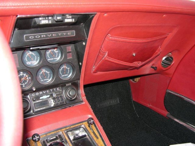 1976 Red Chevrolet Corvette Targa T-Top