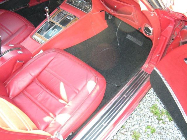 1976 Red Chevrolet Corvette Targa T-Top
