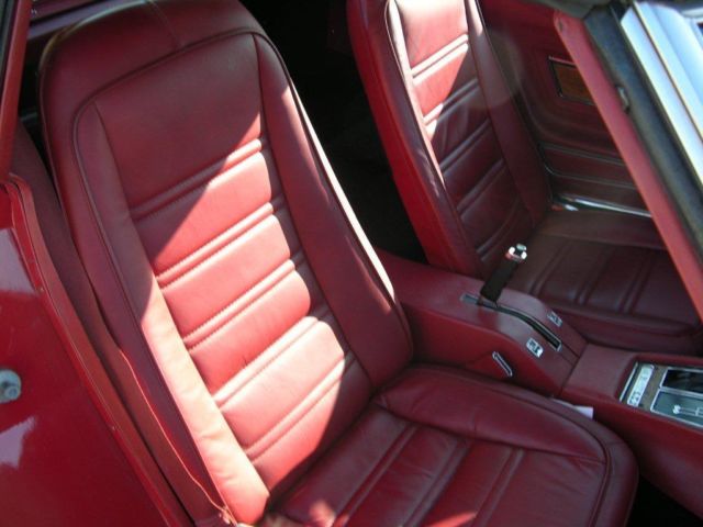 1976 Red Chevrolet Corvette Targa T-Top