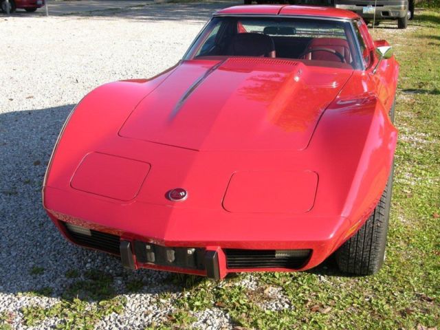 1976 Red Chevrolet Corvette Targa T-Top