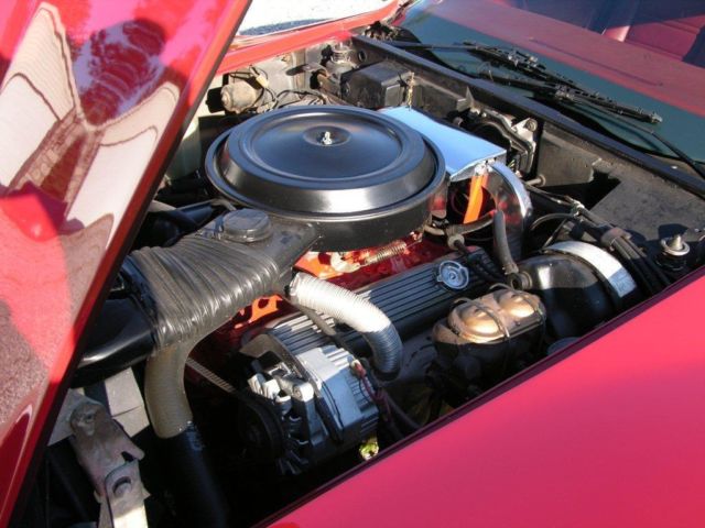 1976 Red Chevrolet Corvette Targa T-Top