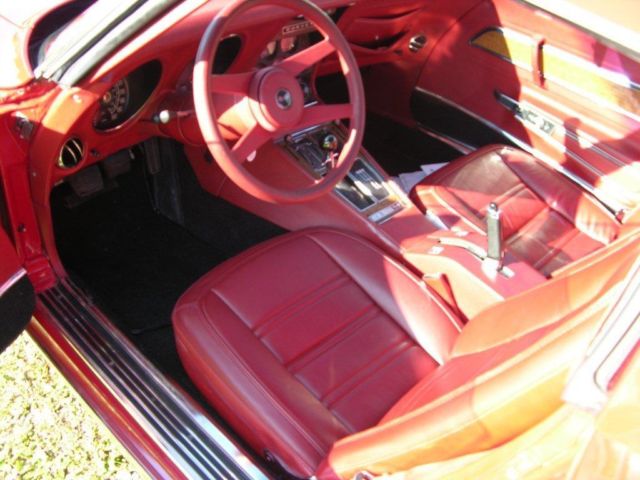 1976 Red Chevrolet Corvette Targa T-Top