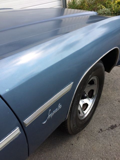 1976 Blue Chevrolet Impala Sedan