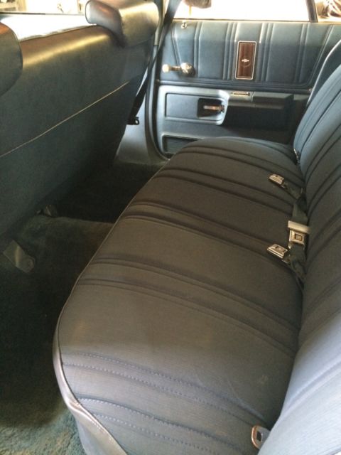 1976 Blue Chevrolet Impala Sedan