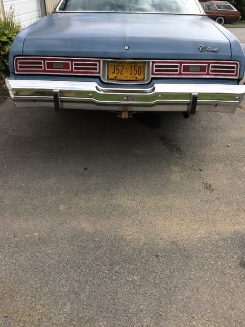 1976 Blue Chevrolet Impala Sedan