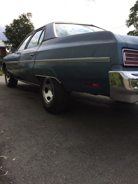 1976 Blue Chevrolet Impala Sedan