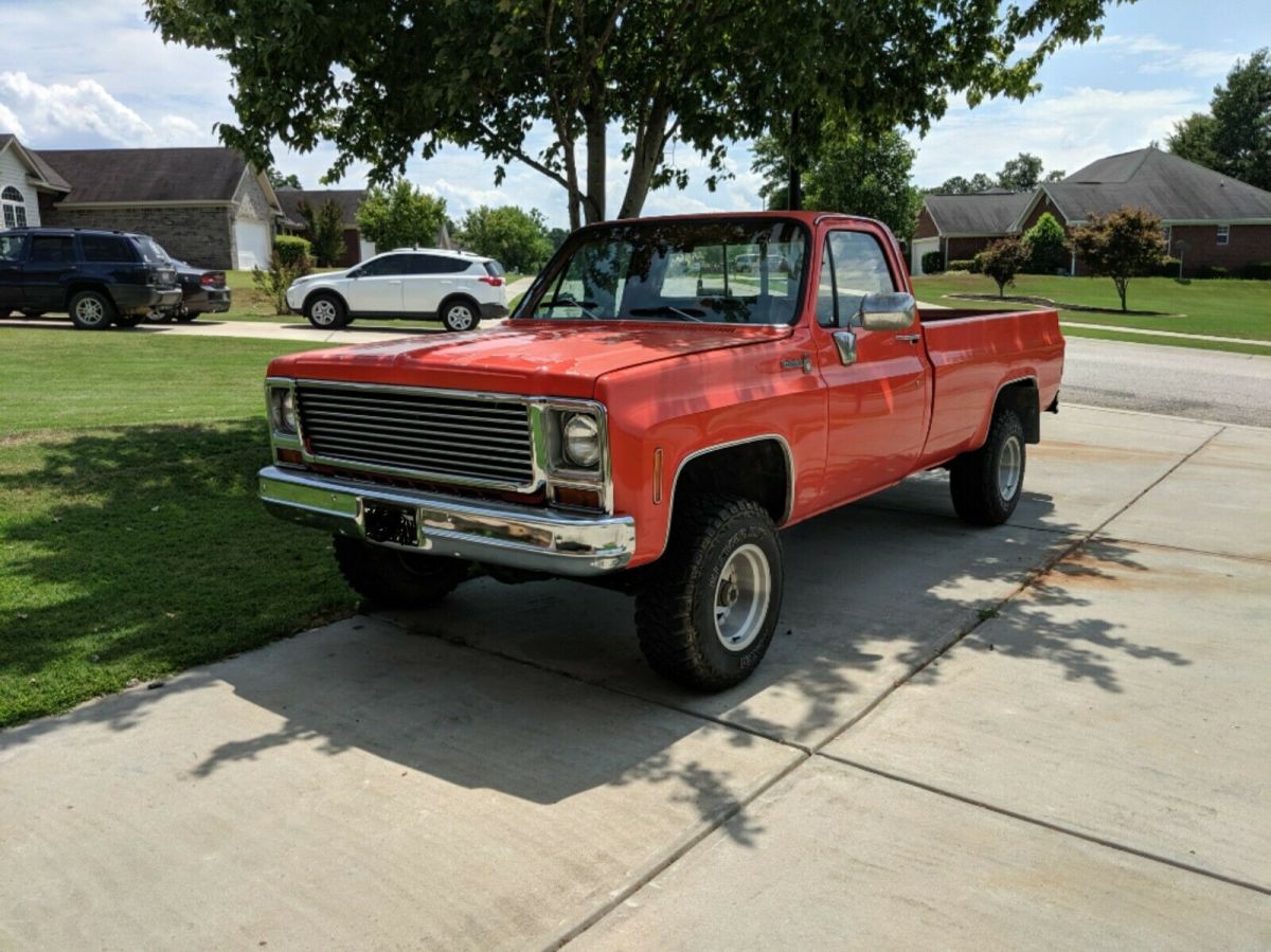 1976 Orange Chevrolet C/K Pickup 1500 Standard Cab Pickup