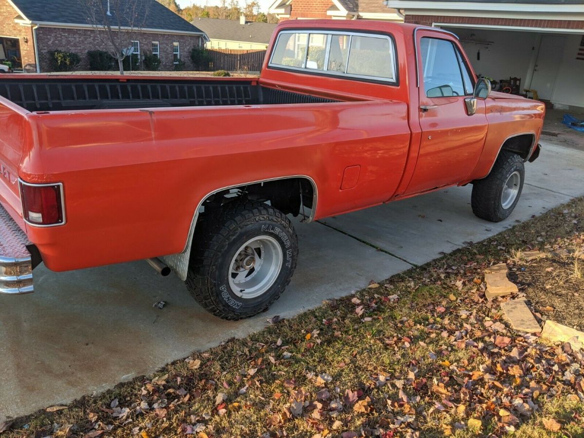 1976 Orange Chevrolet C/K Pickup 1500 Standard Cab Pickup