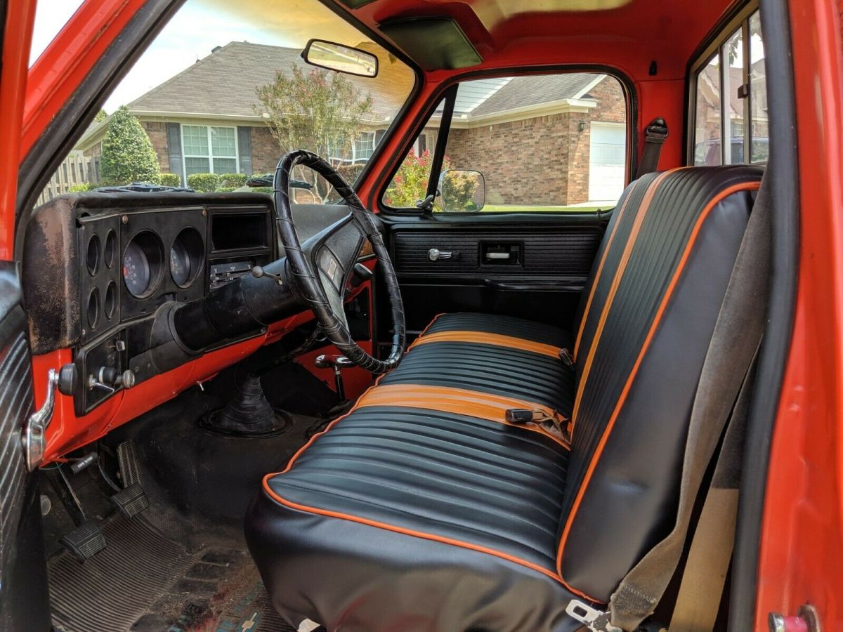 1976 Orange Chevrolet C/K Pickup 1500 Standard Cab Pickup