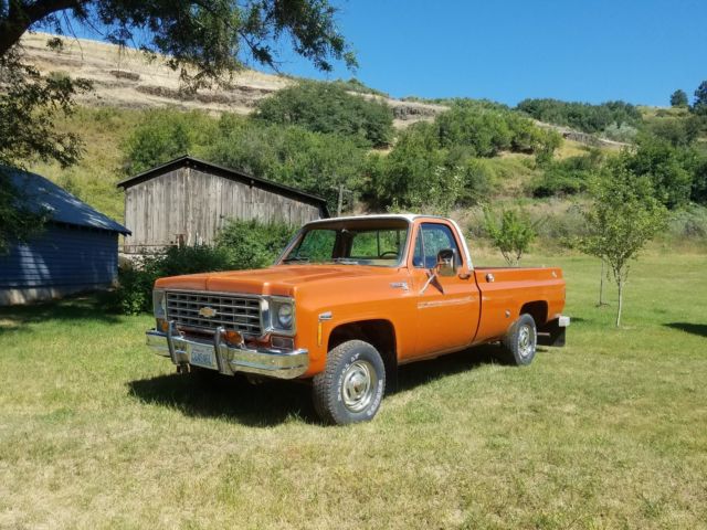 1976 Grecian Bronze Chevrolet C/K Pickup 1500 Standard Cab Pickup