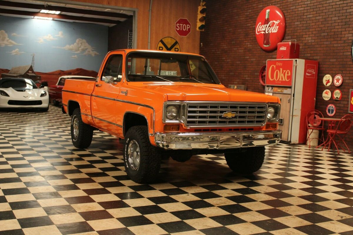 1976 Orange Chevrolet C/K Pickup 1500