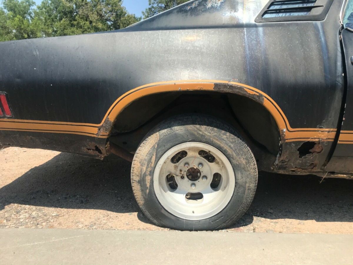 1976 Black Chevrolet Malibu Sedan