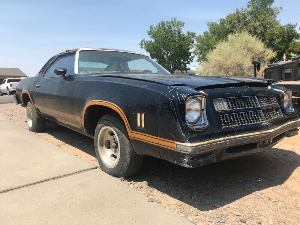 1976 Black Chevrolet Malibu Sedan
