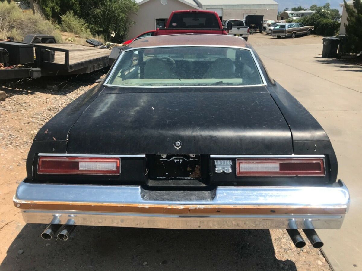 1976 Black Chevrolet Malibu Sedan