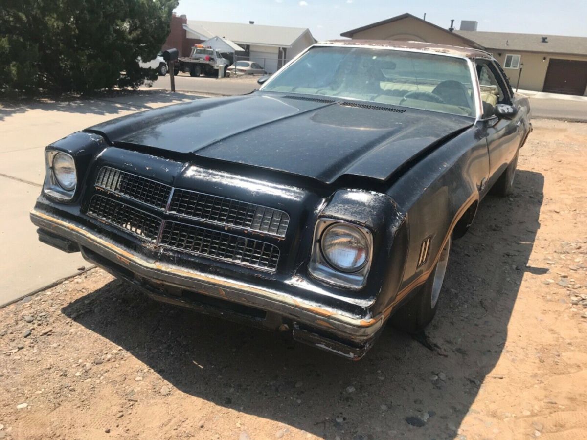 1976 Black Chevrolet Malibu Sedan