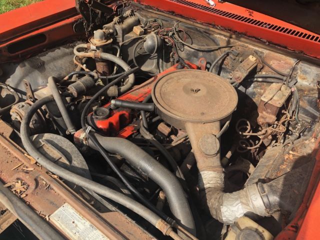 1976 Orange Chevrolet Nova Coupe