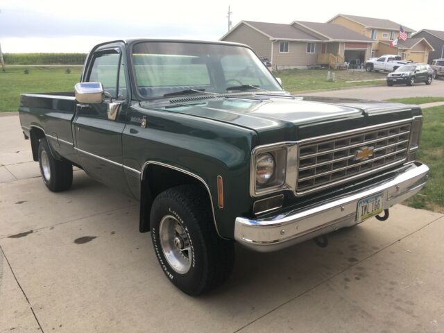 1976 Green Chevrolet C/K Pickup 1500 Standard Cab Pickup