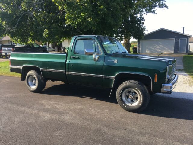 1976 Green Chevrolet C/K Pickup 1500 Standard Cab Pickup