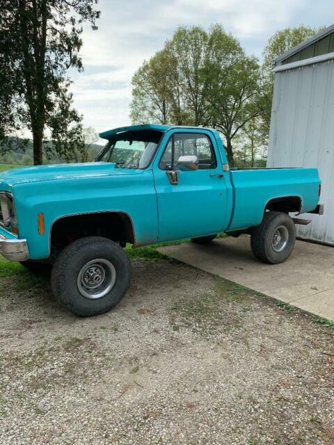 1976 TURQUOISE Chevrolet C-10