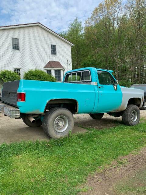 1976 TURQUOISE Chevrolet C-10