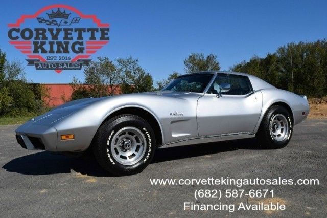 1976 Silver Chevrolet Corvette COUPE