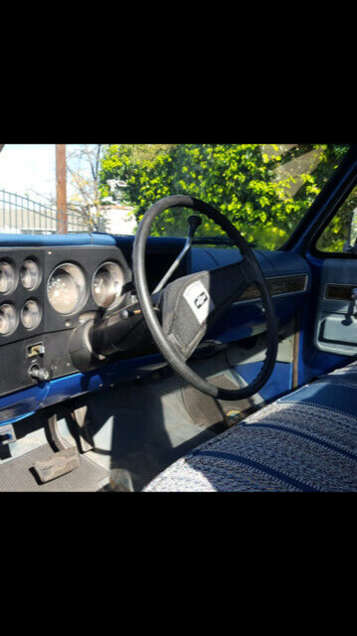 1976 Blue Chevrolet C-10 Standard Cab Pickup
