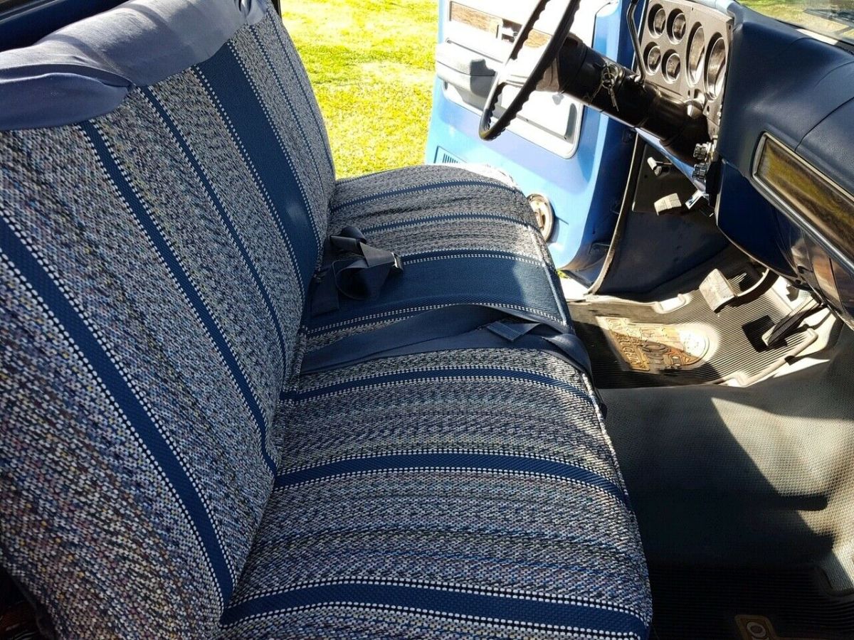 1976 Blue Chevrolet C-10 Standard Cab Pickup