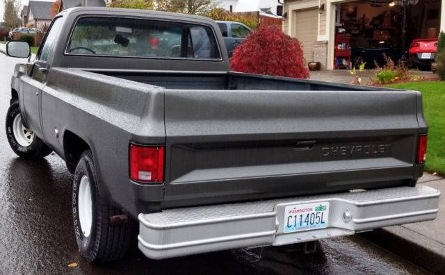 1976 Grey Metallic Chevrolet C-10 Extended Crew Cab Pickup