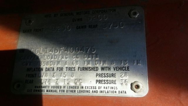 1976 Orange Chevrolet C-10