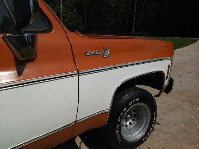 1976 Orange Chevrolet C-10
