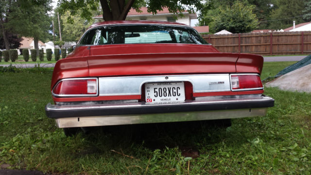 1976 Firethorn Red Chevrolet Camaro Coupe
