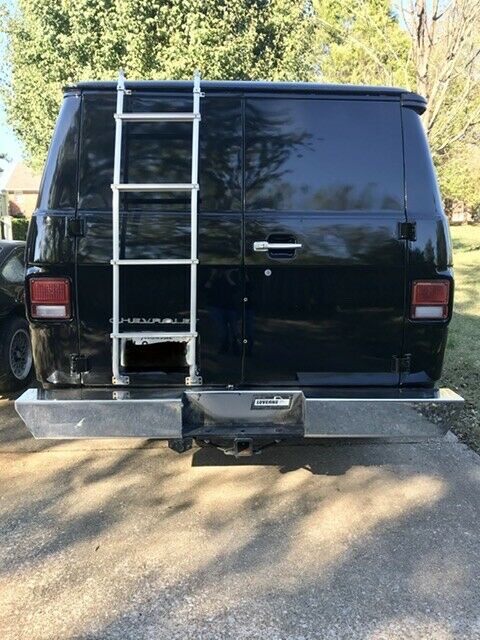 1976 Black Chevrolet G10 Van Van Camper