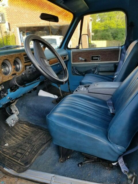 1976 Blue Chevrolet Blazer SUV