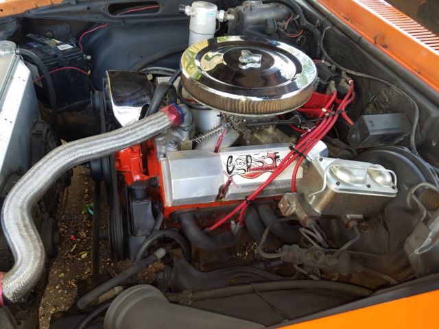 1976 Orange Chevrolet Nova 2 door