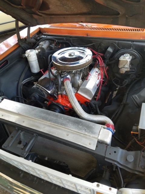 1976 Orange Chevrolet Nova 2 door