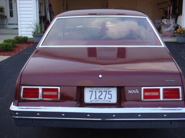 1976 bronze Chevrolet Nova Coupe