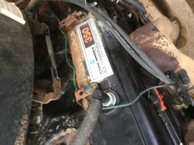 1976 Orange Chevrolet 1500 Step side