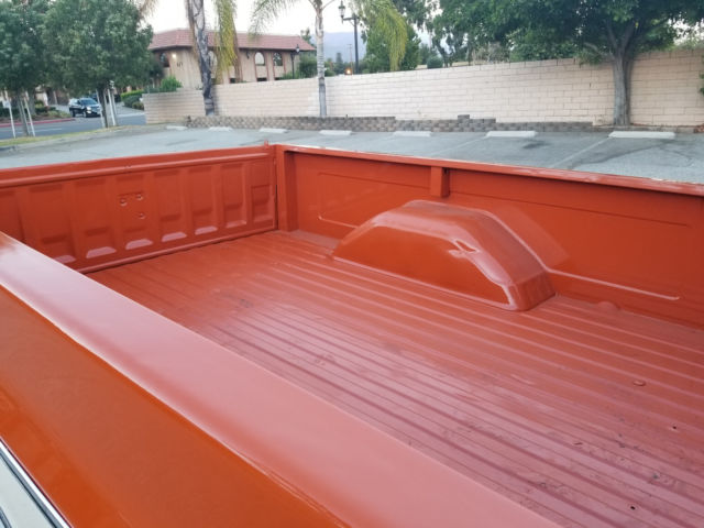 1976 Orange Chevrolet C-10 Standard Cab Pickup