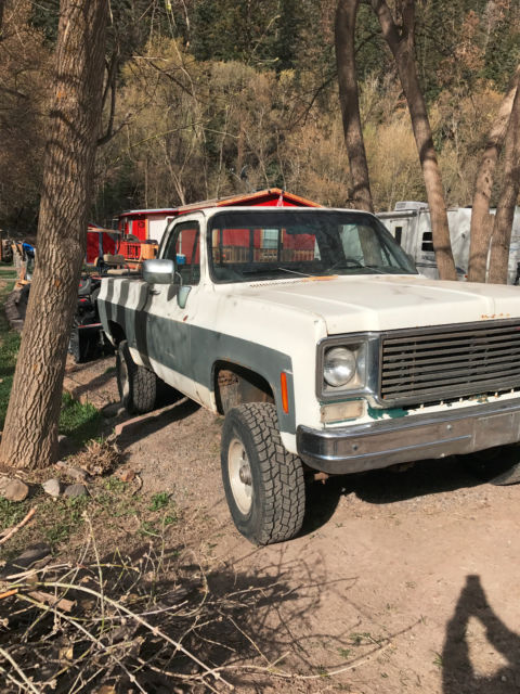 1976 White Chevrolet Other Pickups Single Cab short bed