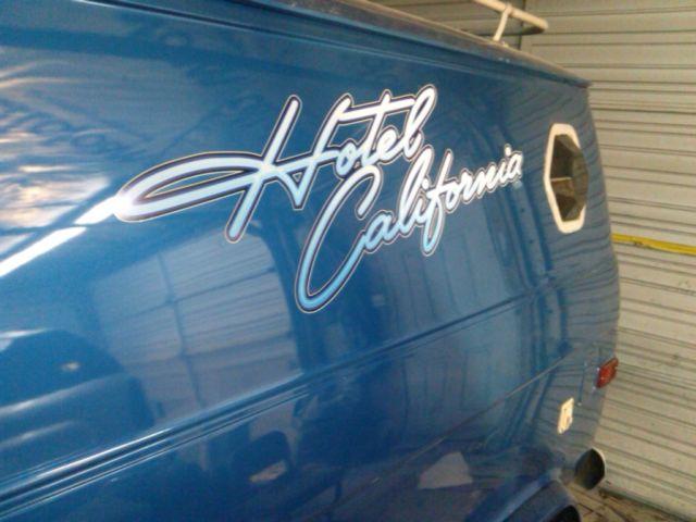 1976 Blue Chevrolet G20 Van shorty van