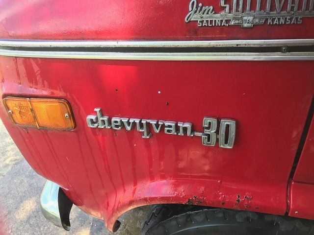 1976 Red Chevrolet Other Cargo Van