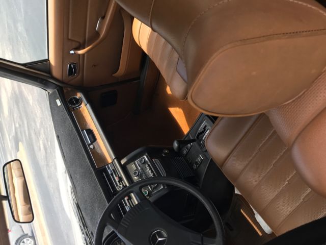 1976 White Mercedes-Benz 300-Series Sedan