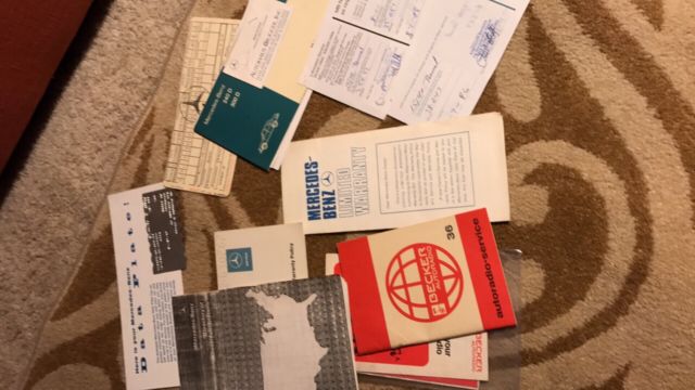 1976 White Mercedes-Benz 300-Series Sedan