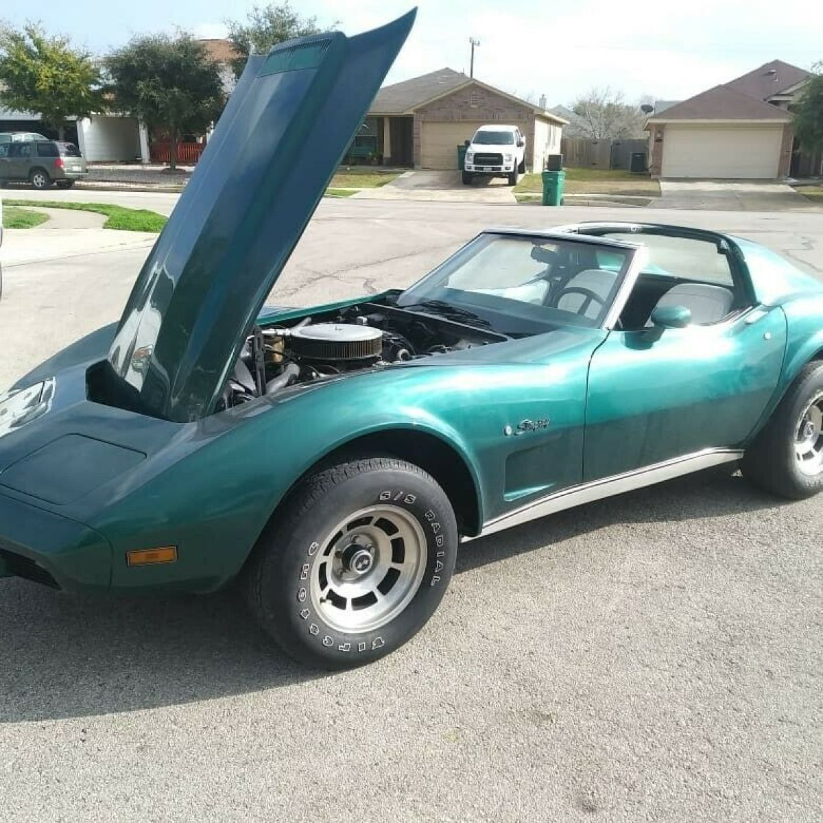 1976 Green Chevrolet Corvette Coupe