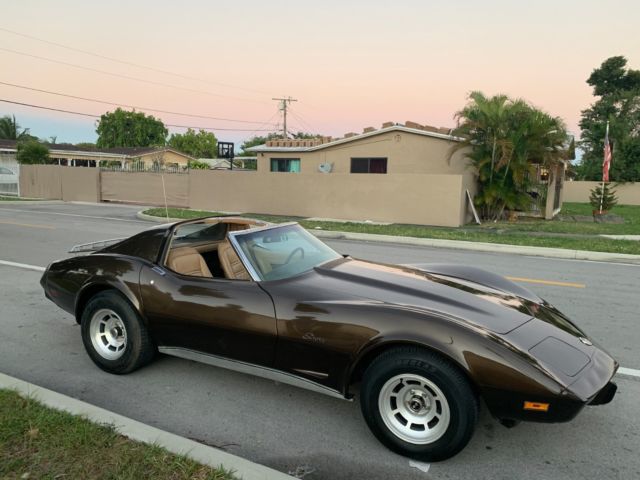 1976 Brown Chevrolet Corvette