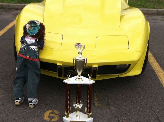 1976 Yellow Chevrolet Corvette Coupe