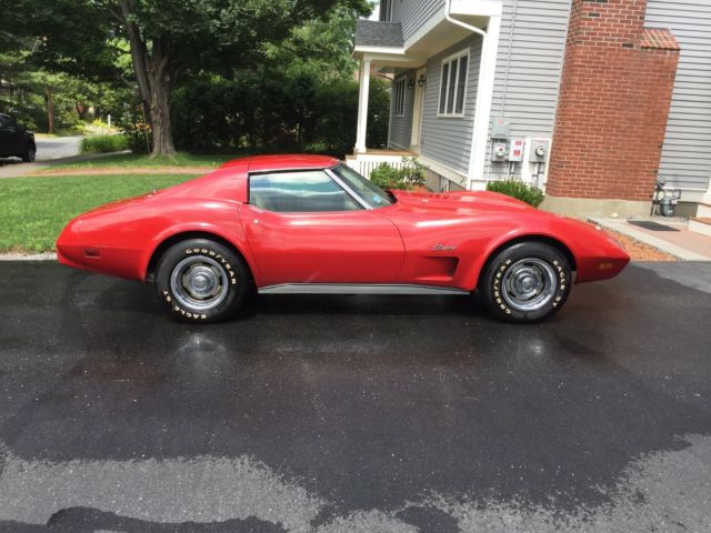 1976 Red Chevrolet Corvette