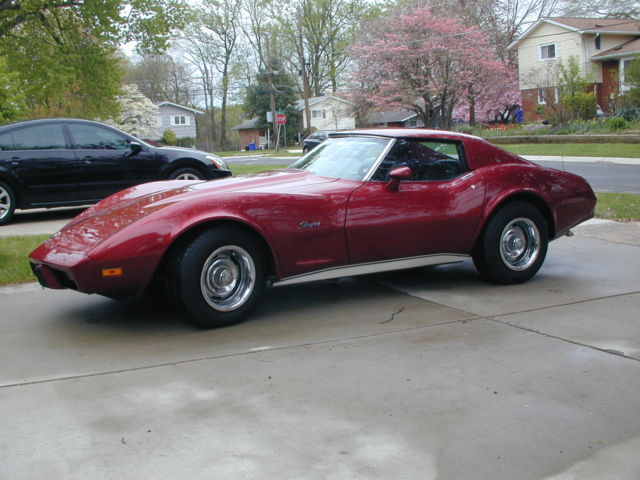 1976 Red Metallic Chevrolet Corvette Coupe